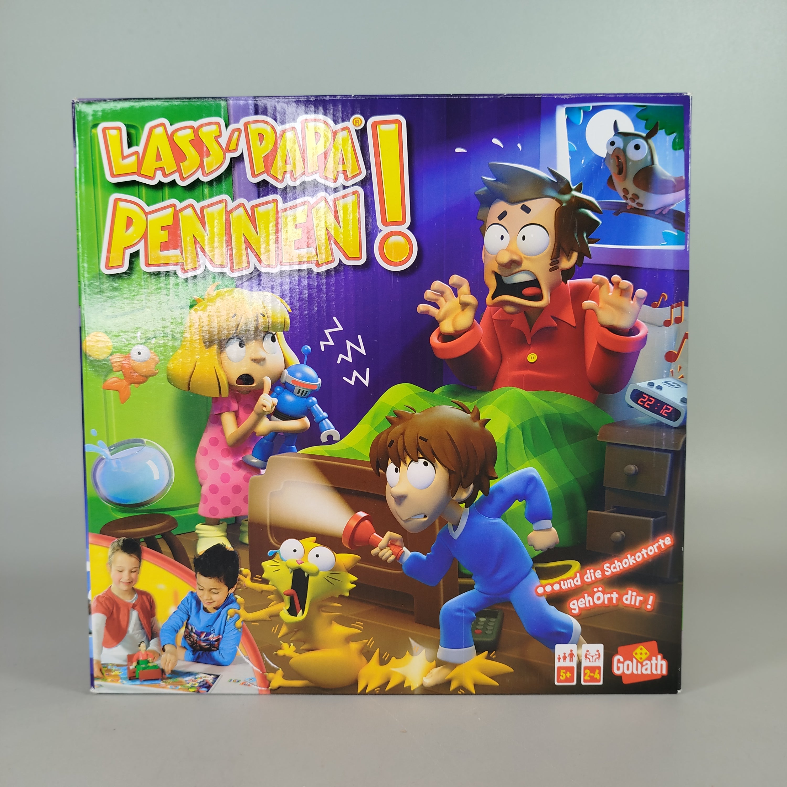 Goliath Brettspiel Lass Papa pennen! Gesellschaftsspiel für Kinder ab 5 Jahren